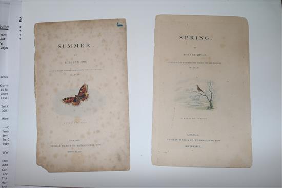 A collection of Baxter prints and Baxter book